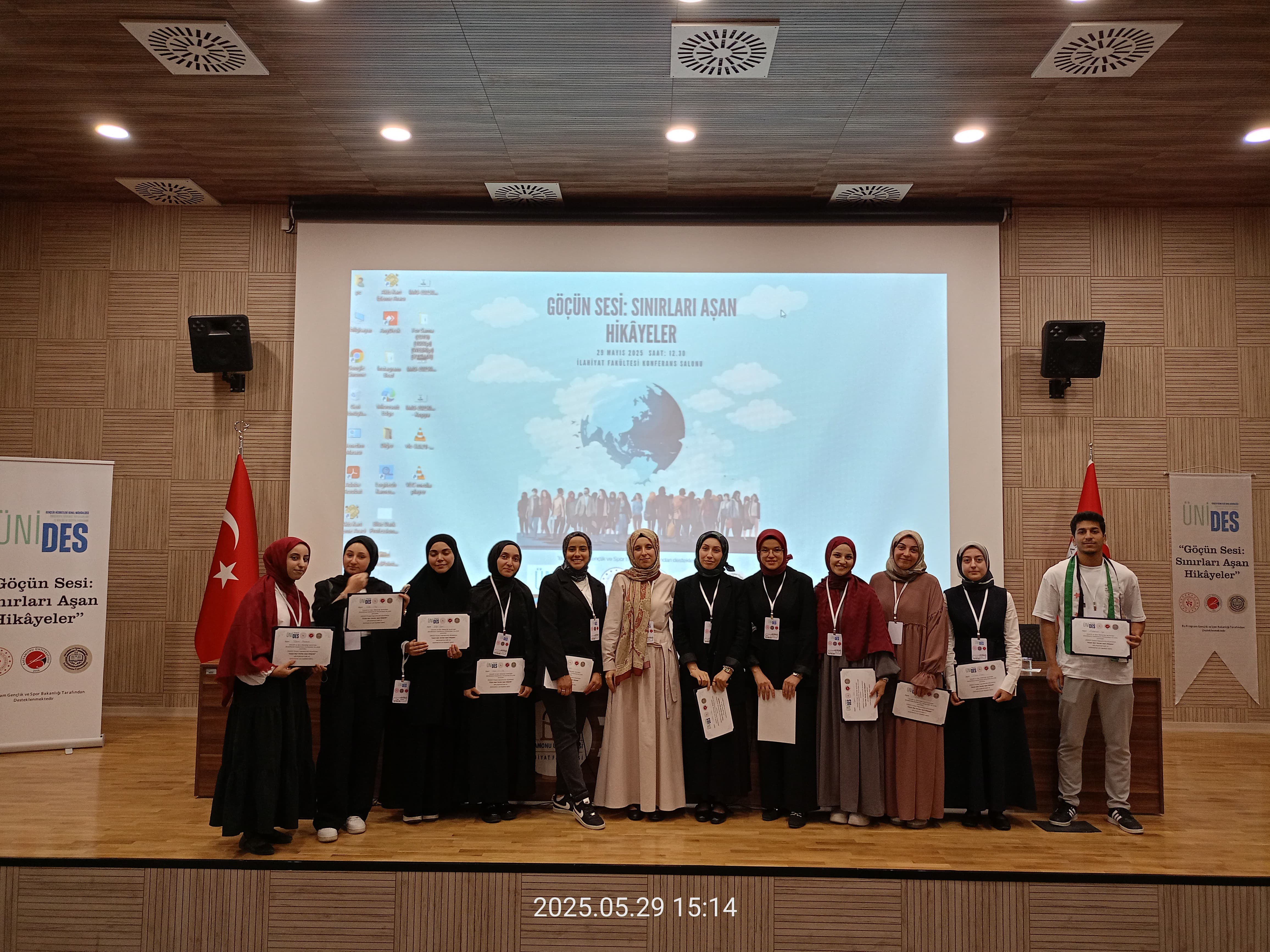 “ÜNİDES Projesi” Kapsamında Zorunlu Göç ve İnsan Hikâyeleri Konuşuldu