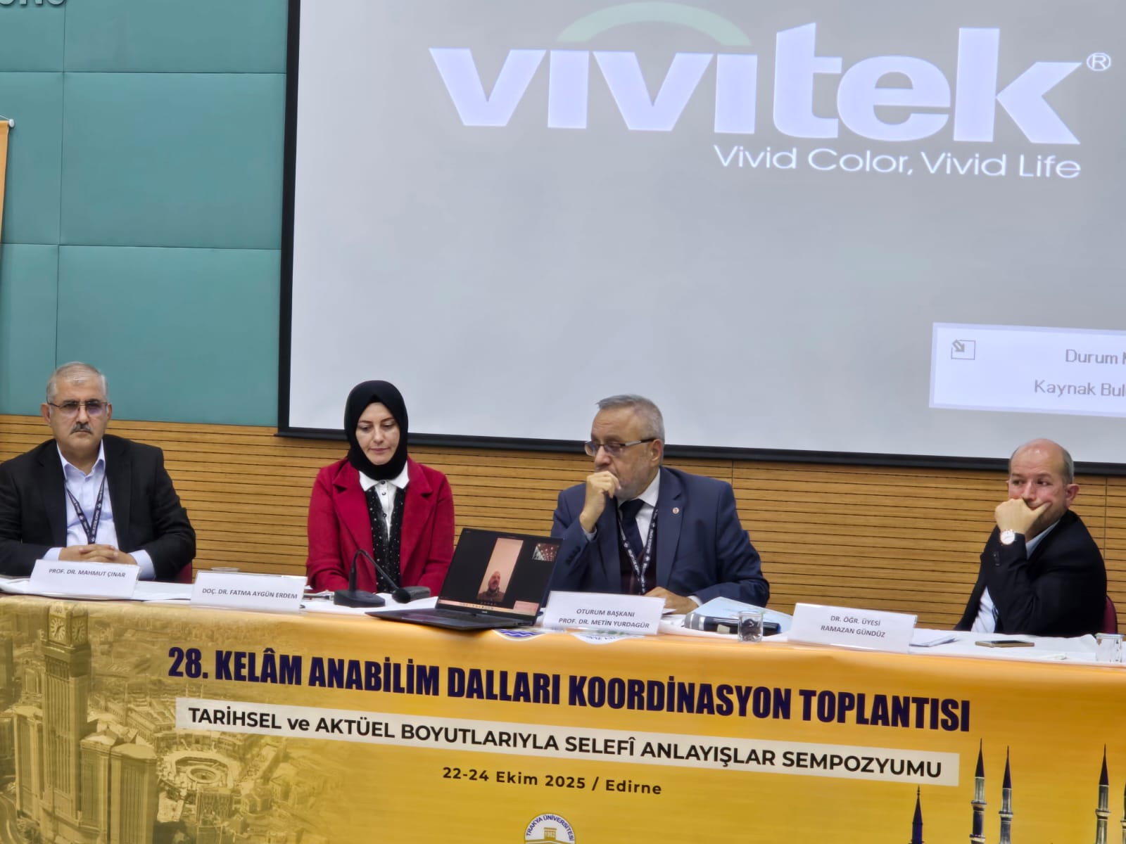 Prof. Dr. Metin Yurdagür, 28. Kelâm Anabilim Dalları Koordinasyon Toplantısına Katıldı