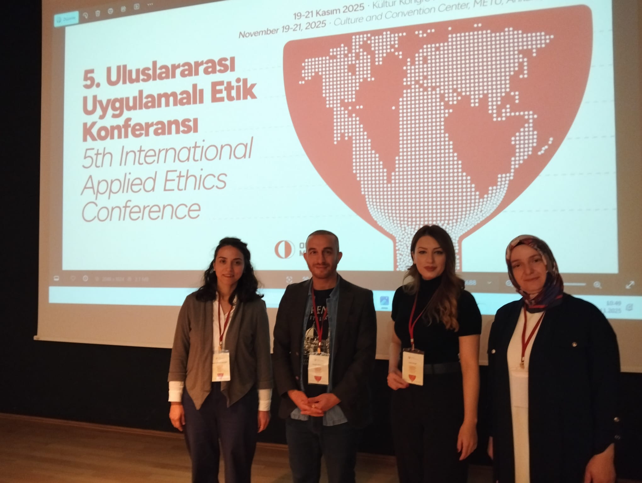 Dr. Öğretim Üyesi İbrahim Günaydın ODTÜ’de Uluslararası Etik Konferansında Bildiri Sundu