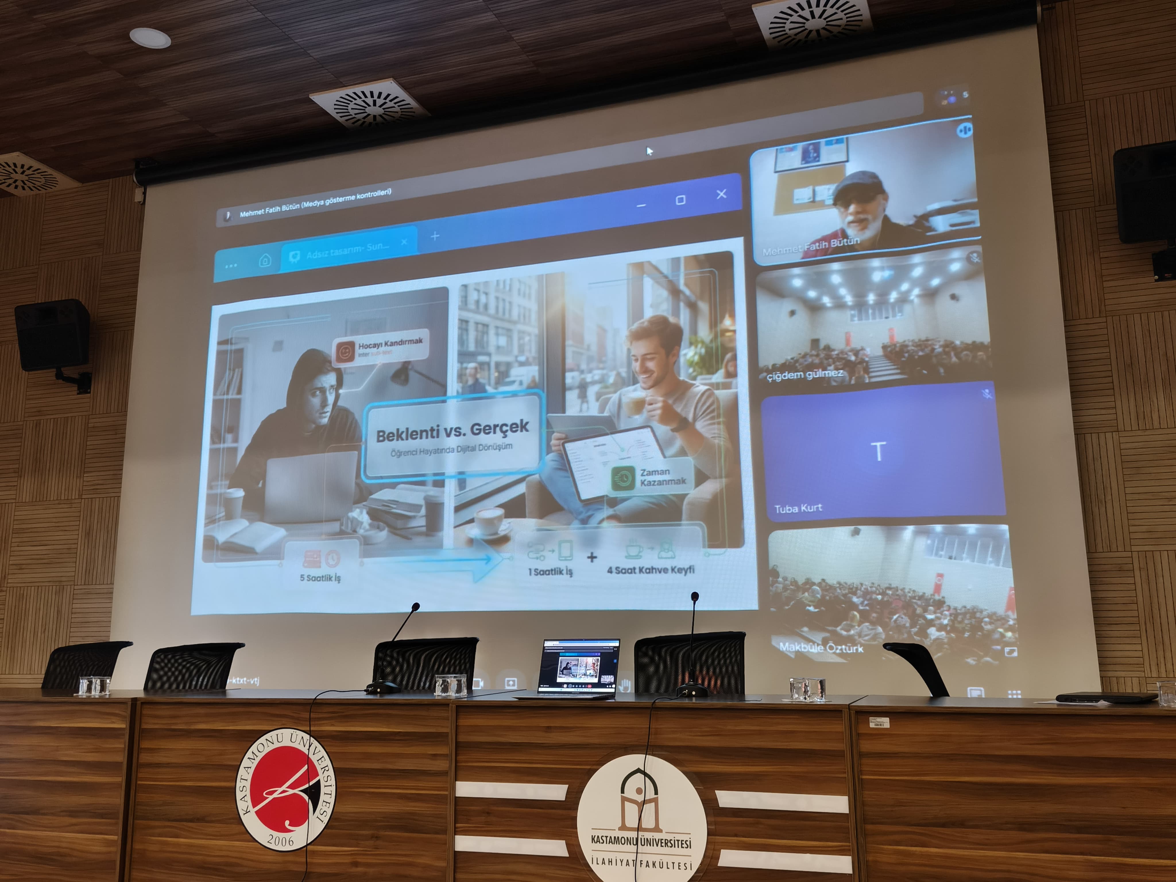 Yapay Zekâ ile Verimli Çalışma: İlahiyat Fakültesi Öğrencilerine Yönelik Söyleşi Gerçekleştirildi