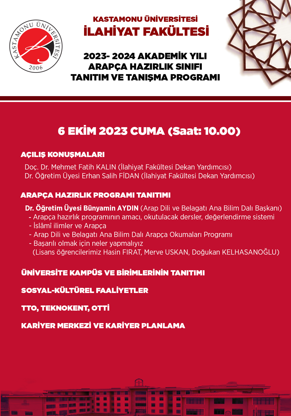 Arapça Oryantasyon Programı