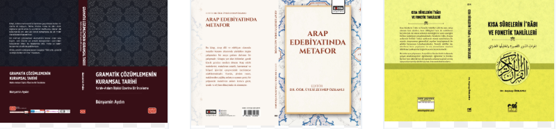 Arap Dili ve Belagatı Bölümü Hocalarımızdan Yeni Akademik Katkılar